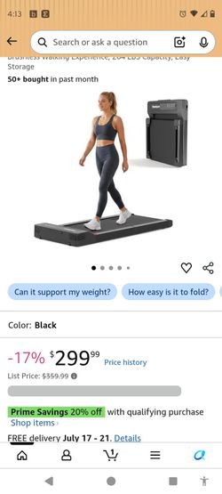 flexispot foldabe walking pad