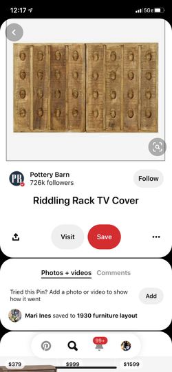 Pottery barn media console