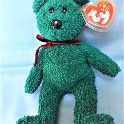 

Holiday 2001 Teddy beanie baby bear--