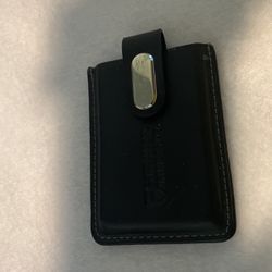 Strayer University Leather Card Holder