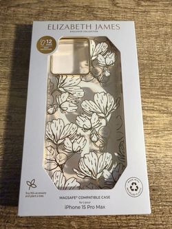 6 cases -Elizabeth James Floral MagSafe iPhone 15 Pro Max Case