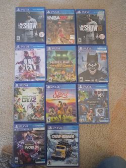 Random Asourtment Of Ps4 Games