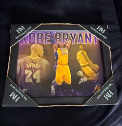Kobe Bryant Limited Edition "Photo Mint" acrylic art piece
