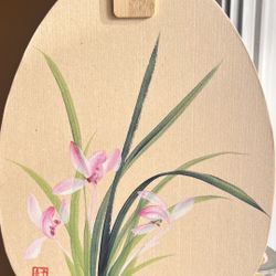 Hand-painted orchid