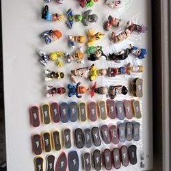 Vintage Tech Deck Dudes Lot + 40 Boards Rare Figures