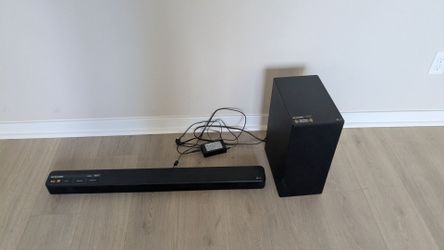 LG SNC5A 2.1 Channel Sound Bar with Wireless Subwoofer - Used