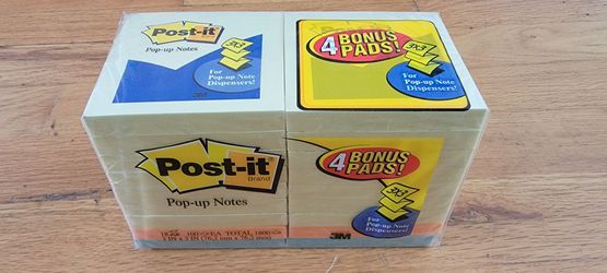 Bulk Sticky Notes Set – 1800 Sheets Total (3” x 3” Pads)
Description
Selling a bulk set of sticky notes in great condition. Total of 1,800 sheets, wit