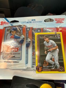 2025 Topps Update Series Baseball 4-Pack Blister + Exclusive Yellow Parallel (Sealed)