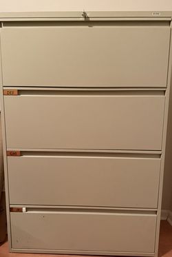 4 Drawer Lateral File Cabinet