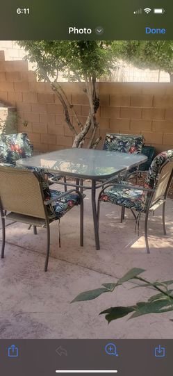 Dinning Set For The Backyard
