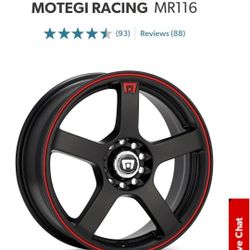 16inch Motegi Rims On New Tires.