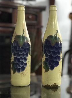 Grape glass bottles