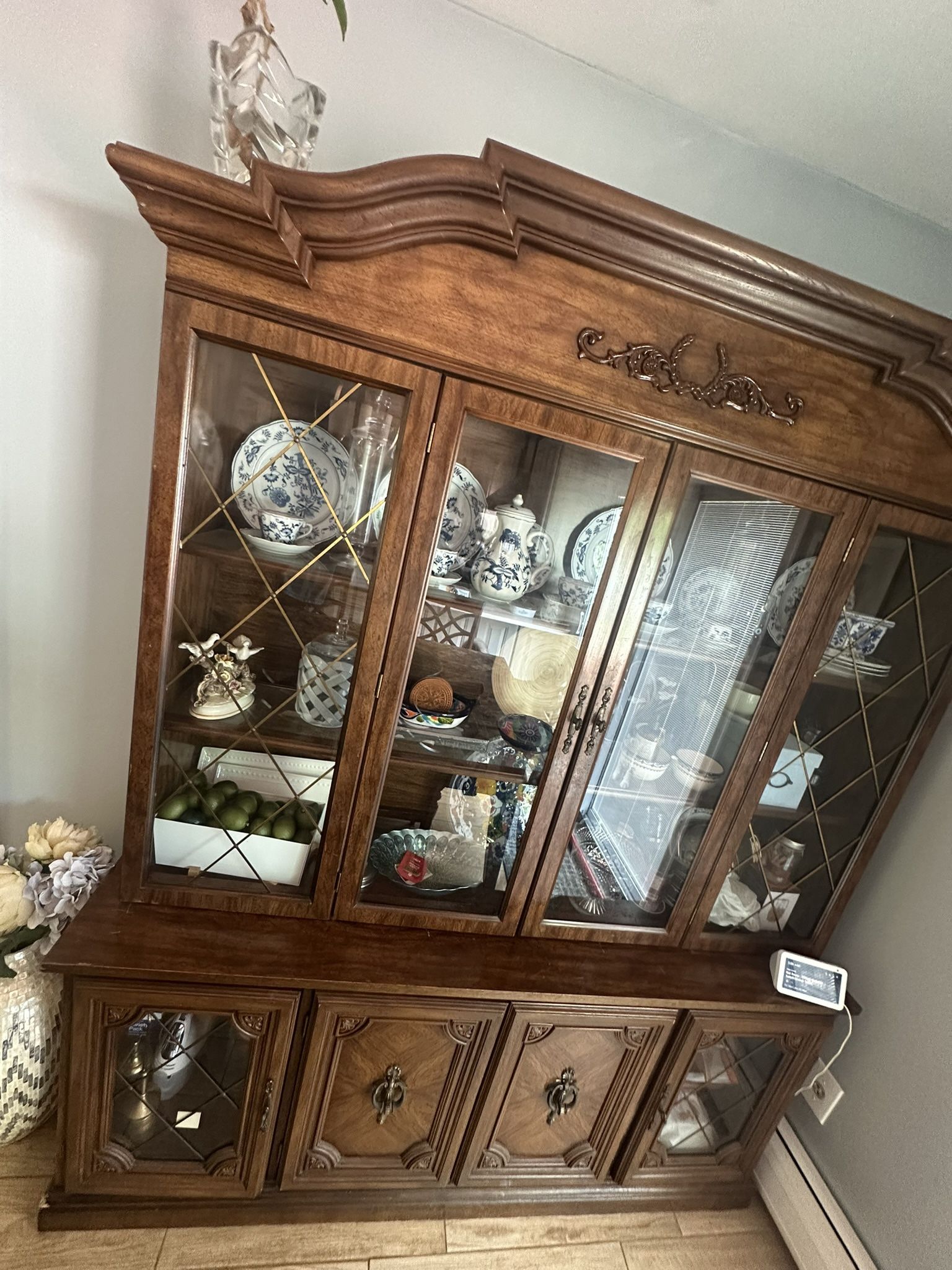 Antique China + Dining Table