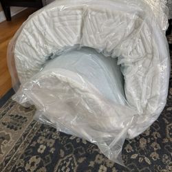 LUCID 4 Inch Gel Memory Foam Topper and LUCID Zippered Enclosure Mattress Topper Cover, Queen