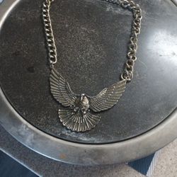 Brass Eagle Necklace