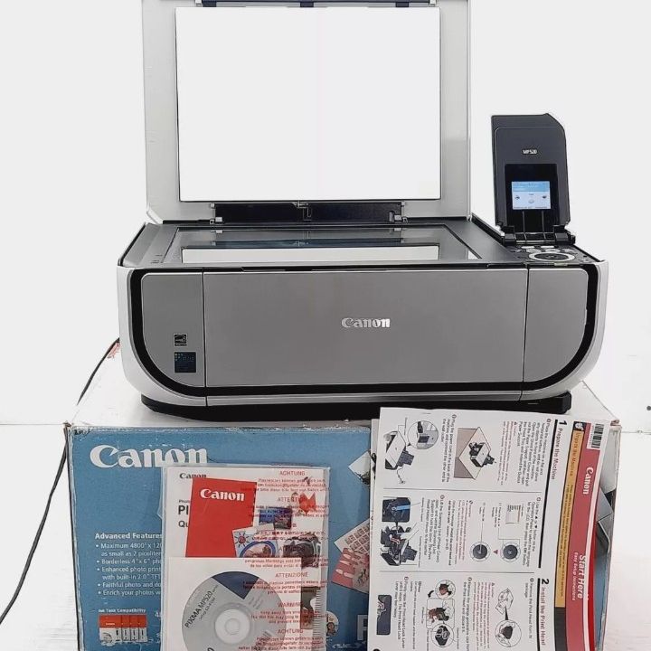 Canon PIXMA MP520 All-In-One Inkjet Printer, Manual, Cd *NEW* for 