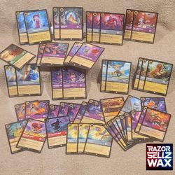 LOT (48) DISNEY LORCANA COLLECTIBLE GAME DECK CARDS TCG ARCHAZIA'S ISLAND