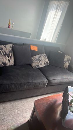 Huge grey couch