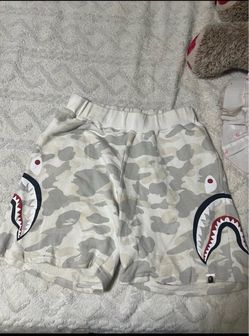 BAPE Shark Camo Sweat Shorts