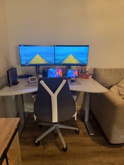 Herman Miller Sit/Stand Desk and Chair