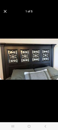 Queen headboard and footboard
