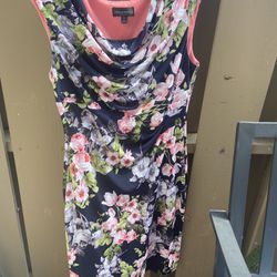 Connected Floral Print Dress Size 12