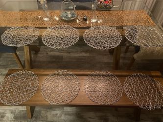 Silver Place Mats