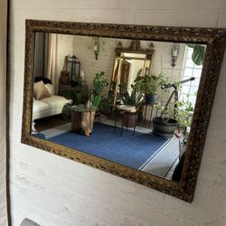 Vintage-Style Gold Mirror
