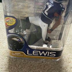 Selling a brand new, never opened McFarlane NFL Ray Lewis action figure.