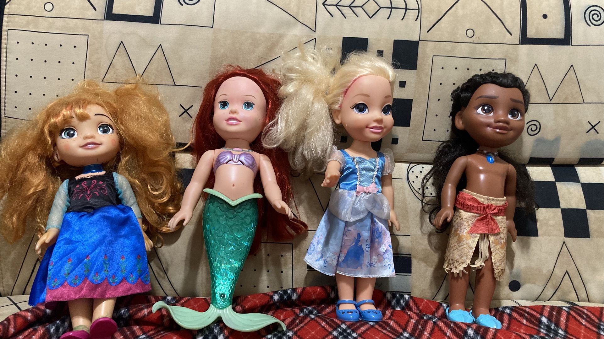 Big Barbie Dolls - Anna, Cinderella, Moana, Ariel