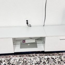 White Tv Stand 