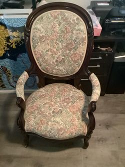 Victorian style Eastlake influenced Armchair