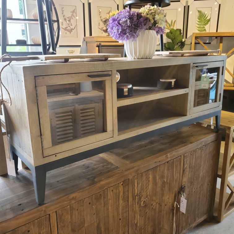 Reclaimed Pine Tv Stand