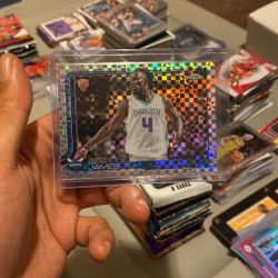 Sion James 2025 Nba Topps Chrome X Fractor No. 283