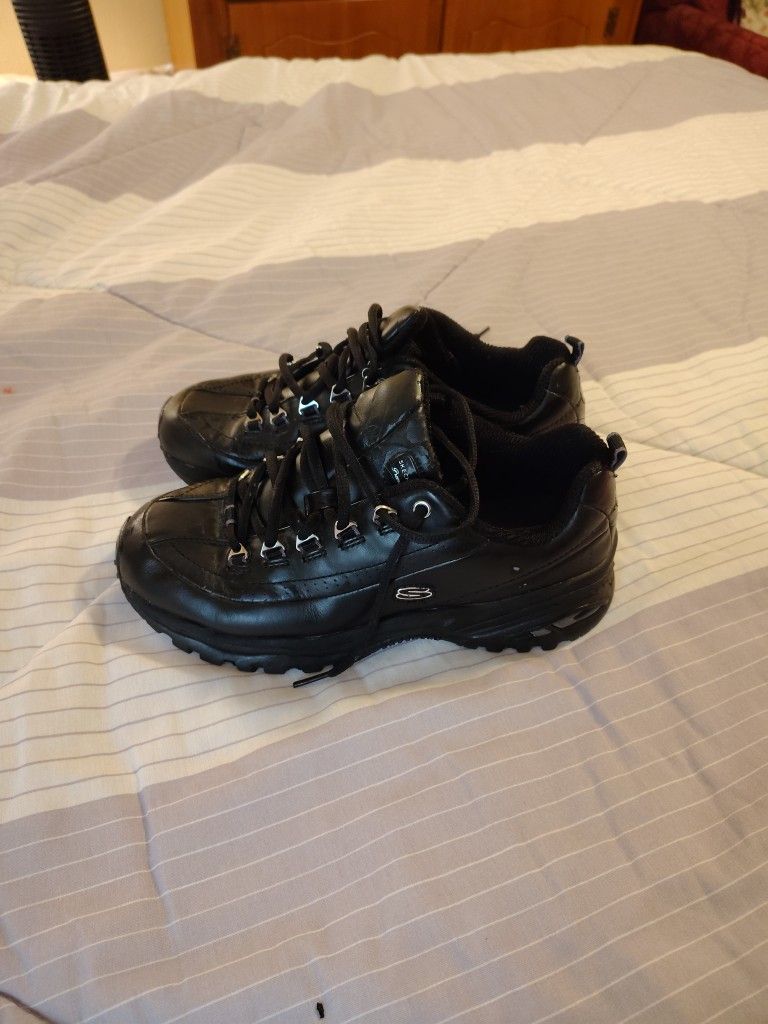 Sketchers Sport Unisex Black Size 8.5