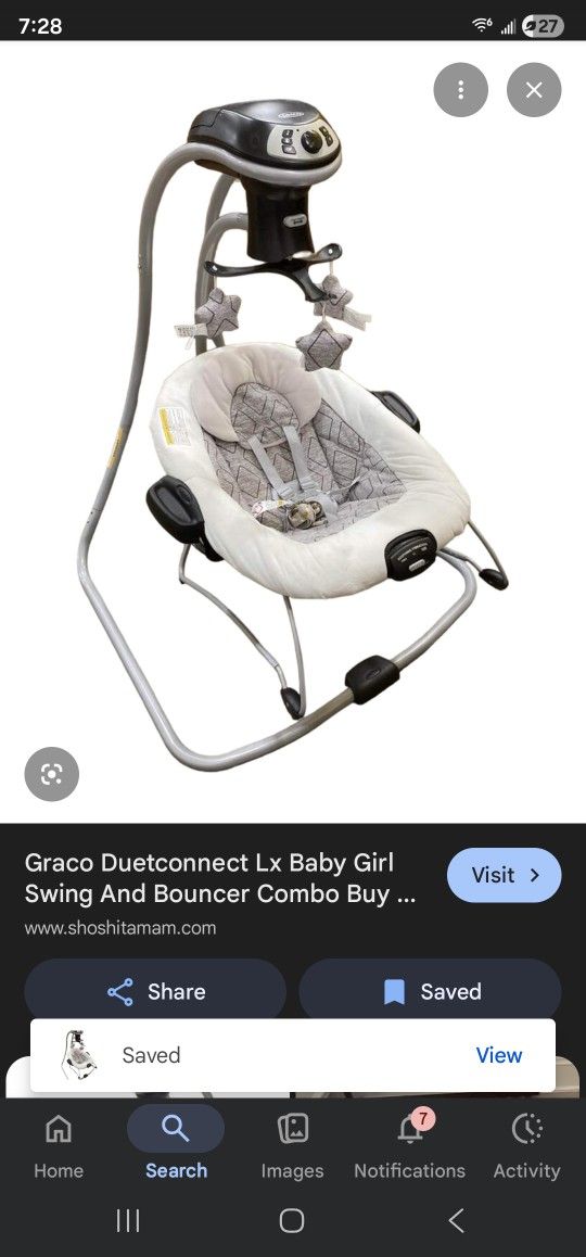 Graco Swing And Playpen