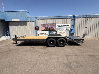 2027 Lamar H6 7x20 Equipment Hauler Trailer Mega Ramps 14k GVWR