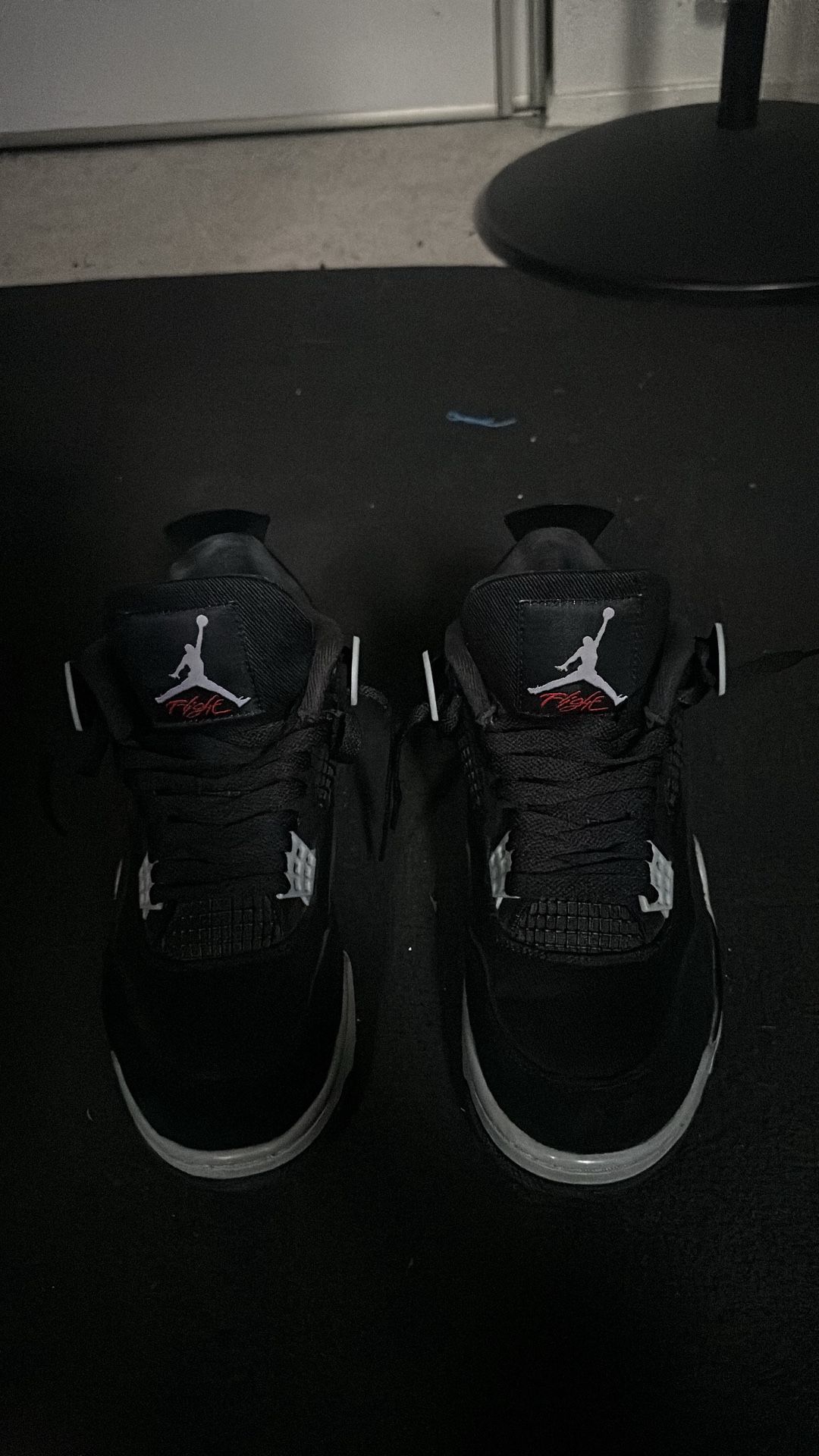 Jordan 4 Black Canvas