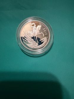 Brilliant uncirculated silver coin