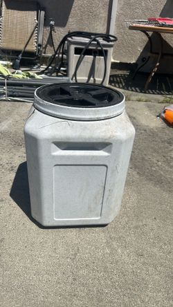 Large dog food storage container