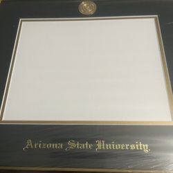 ASU Diploma Frame 12" × 9.5" - Official Gold Seal - New