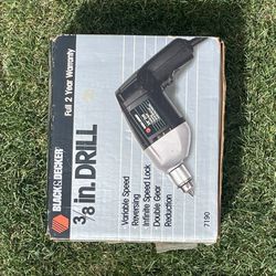 Electric Drill Black And Decker 