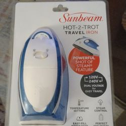 Sunbeam Hot 2 Trot Travel Iron