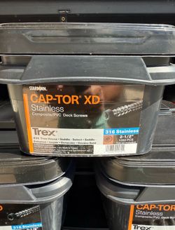 Stainless Composite Deck Screws (1050 Screws per Container)