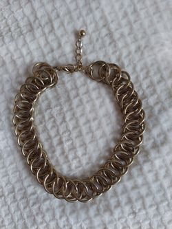 Vintage Chunky Chain Choker Necklace 