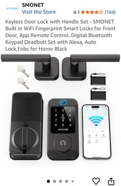 Smart Wi-Fi dead bold lock Smart Wi-Fi dead bold lock front door