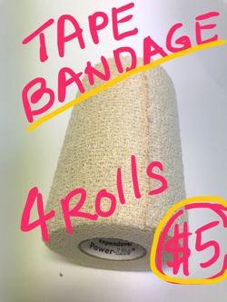 Tape elastic adhesive bandage for broken bones