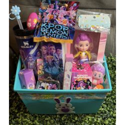KPop Demon Hunter Easter Basket 💜🐣