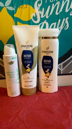 1-Shampoo 1-Conditioner 1-deodorant Spray All For $12