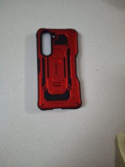 Galaxy Z Fold 5 Case Rugged Red Metallic
